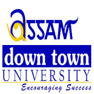 Assam Down Town University Logo